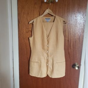 Three Piece Linen Suit